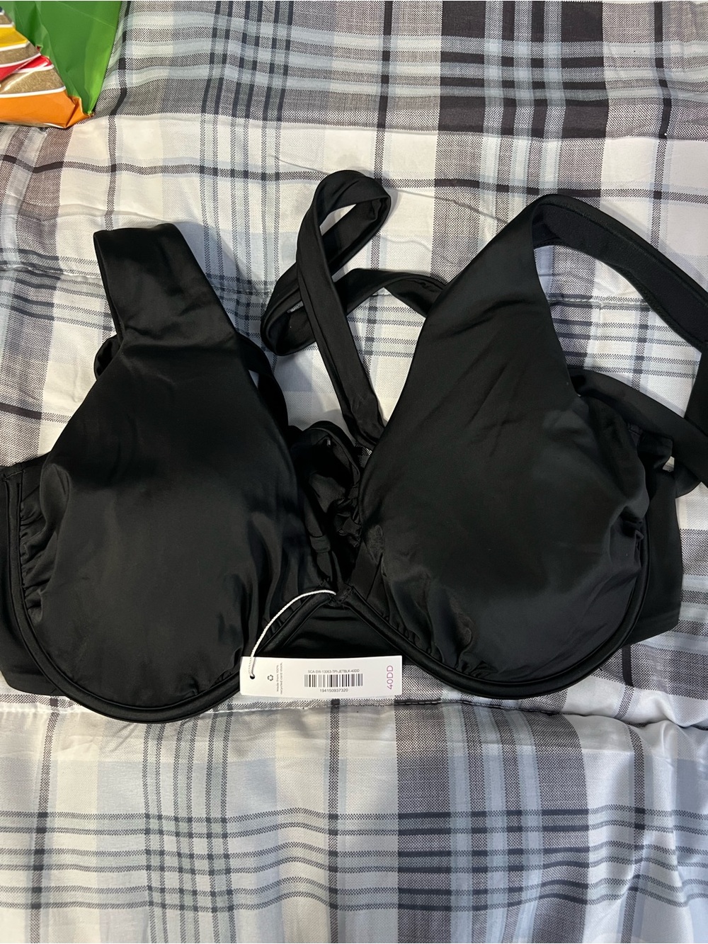 Adore Me Black Underwire Bikini Top